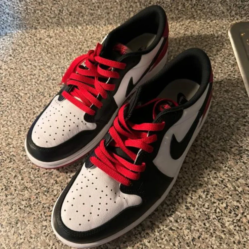 Nike Air Jordan 1 Low OG Black Toe 2023 Shoes CZ0790-106 - Picture 8 of 8